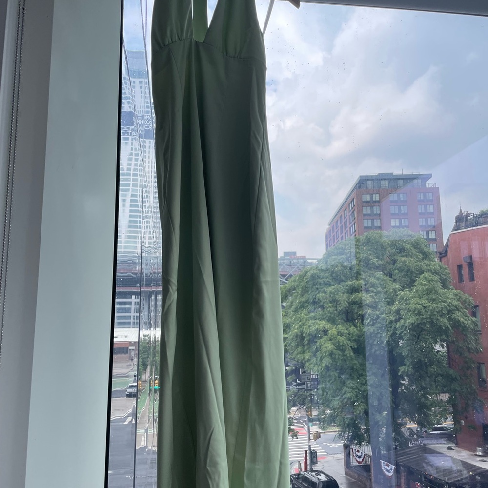 NWT Lovers and Friends sage green dress - Picture 2 of 6